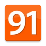 Logo of 91mobiles android Application 