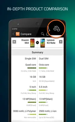 91mobiles android App screenshot 6